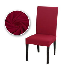 Load image into Gallery viewer, Dining Chair Covers Stretch Chair Covers Parsons Chair Slipcover Removable Anti Dirty Seat Chair Cover Spandex Kitchen Cover for Banquet Wedding Dinner Restaurant house
