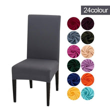 Load image into Gallery viewer, Dining Chair Covers Stretch Chair Covers Parsons Chair Slipcover Removable Anti Dirty Seat Chair Cover Spandex Kitchen Cover for Banquet Wedding Dinner Restaurant house
