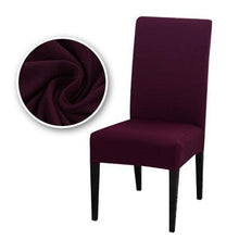 Load image into Gallery viewer, Dining Chair Covers Stretch Chair Covers Parsons Chair Slipcover Removable Anti Dirty Seat Chair Cover Spandex Kitchen Cover for Banquet Wedding Dinner Restaurant house
