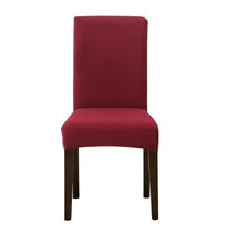 Load image into Gallery viewer, Dining Room Chair Cover Spandex Elastic Stretch Slipcover For Chairs Kitchen Hotel Banquet Sure Fit Home Décor Stretch Short Dining Room Chair One Piece Slipcover Form Fit Polyester/Spandex Machine Washable
