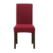 Load image into Gallery viewer, Dining Room Chair Cover Spandex Elastic Stretch Slipcover For Chairs Kitchen Hotel Banquet Sure Fit Home Décor Stretch Short Dining Room Chair One Piece Slipcover Form Fit Polyester/Spandex Machine Washable
