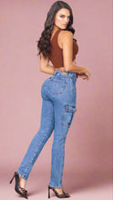 Load image into Gallery viewer, Porland 100% Authentic Colombian Push Up Cargo Pockets Jeans
