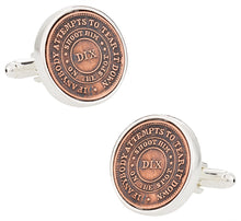 Load image into Gallery viewer, Dix Token Civil War Cufflinks
