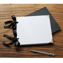 Load image into Gallery viewer, DIY Photo Albums Wedding Photo  Scrapbook 20Pages Cover Self Adhesive Scrapbook Album Case Binding Hardcover Craft Blank Black Page Wedding and Anniversary Family Photo Album
