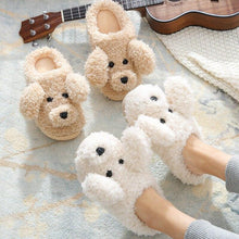 Load image into Gallery viewer, Dog Slippers Women Shoes Winter Warm Soft Plush Shoes Couples Slippers For Home Indoor Bedroom Women Warm Slippers Warm Faux Fur Cute Dog Lovers Winter Home Comfortable Shoes
