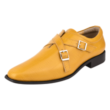 Load image into Gallery viewer, DONNA Leather Oxford Style Double Buckle Monk Straps Shoes For Men
