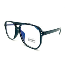 Load image into Gallery viewer, Double Beam Anti Blue Light Glasses Frame Women Men Anti Eyestrain Computer Reading TV Glasses Stylish Frame Anti Glasses Men And Women  Retro Big Frame Myopia Eyeglasses Oversized Mirror Frame

