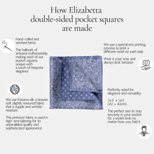 Load image into Gallery viewer, Assisi - Double Sided Silk Pocket Square - Lavender

