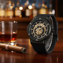 Load image into Gallery viewer, Dapr Watches – "The Jackson" Skeleton Automatic Watch with See-Through Movement
