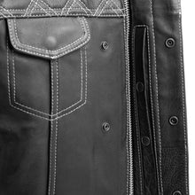 Load image into Gallery viewer, Downside Men's Motorcycle Leather Vest

