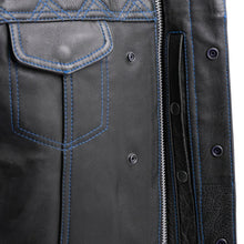Load image into Gallery viewer, Downside Men's Motorcycle Leather Vest
