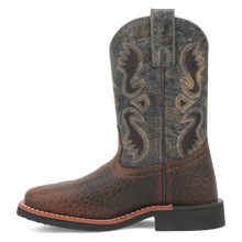 Load image into Gallery viewer, Dan Post Creek (Dark Navy/Brown) - Little Kid&#39;s/Big Kid&#39;s Leather Cowboy Boots
