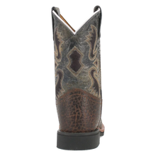 Load image into Gallery viewer, Dan Post Creek (Dark Navy/Brown) - Little Kid&#39;s/Big Kid&#39;s Leather Cowboy Boots
