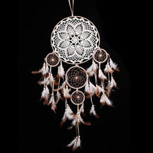 Load image into Gallery viewer, Dream Catcher Five-ring Wind Chime Ornaments Creative Indian Dream Catcher Bedroom Living Room Decoration Wall Hanging Home Ornaments Decoration  Craft Gift
