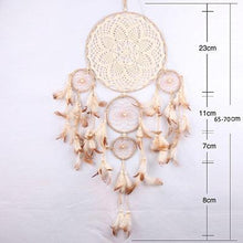 Load image into Gallery viewer, Dream Catcher Five-ring Wind Chime Ornaments Creative Indian Dream Catcher Bedroom Living Room Decoration Wall Hanging Home Ornaments Decoration  Craft Gift
