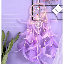 Load image into Gallery viewer, Dream Catcher Led Handmade Dream-catcher Traditional Feather Hanging Home Wall Decoration  Night Dream Catchers  Decor Ornament Wall Hanging Wind Chimes For Home Room Decoration
