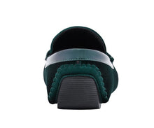 Load image into Gallery viewer, Amali Bling Green Men&#39;s Smoking Driving Moccasin/Dress Shoe
