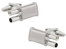Load image into Gallery viewer, Dual Exhaust Automotive Cufflinks
