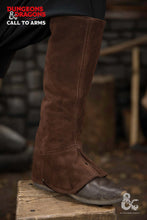 Load image into Gallery viewer, Dungeons &amp; Dragons Leather Gaiters Type 2 Brown
