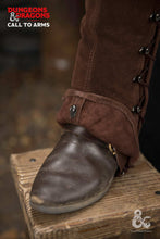 Load image into Gallery viewer, Dungeons &amp; Dragons Leather Gaiters Type 2 Brown
