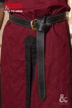 Load image into Gallery viewer, Dungeons &amp; Dragons Leather Belt Black
