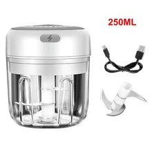 Load image into Gallery viewer, Durable Electric Food Crusher Mini Garlic Press Garlic Crusher Vegetable Chopper For Kitchen Crushed Garlic Crushed Ginger Crushed Chili
