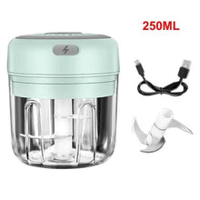 Load image into Gallery viewer, Durable Electric Food Crusher Mini Garlic Press Garlic Crusher Vegetable Chopper For Kitchen Crushed Garlic Crushed Ginger Crushed Chili
