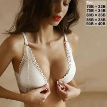 Load image into Gallery viewer, Durable Lace Wireless Front Closure Bras For Women Lingerie Comfort Push Up Bra Adjusted Plus Size Backless Bralette
