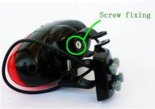 Load image into Gallery viewer, Durable Waterproof Multifunction Cycle Lamp 4 Loud Siren Sound Trumpet Police 6 LED Light Electronic Siren Bike Bell Battery Bike Bicycle Police Strobe Blue Red Bicycle Safety Light Loud Siren Sound Cycling Horn Bells
