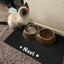 Load image into Gallery viewer, Durable Waterproof Pet Feeding Mat Water Cushion Non- Slip Personalized Pet Mat For Dog Cat Bowl Drinking Feeding Mat
