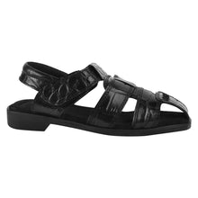 Load image into Gallery viewer, DYTAN Kids Genuine Leather Fisherman Crocodile Print Design Sandals
