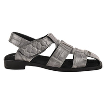 Load image into Gallery viewer, DYTAN Kids Genuine Leather Fisherman Crocodile Print Design Sandals
