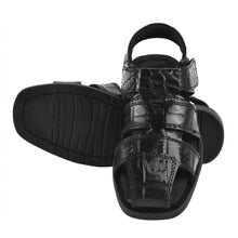 Load image into Gallery viewer, DYTAN Kids Genuine Leather Fisherman Crocodile Print Design Sandals
