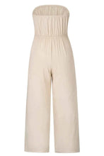 Load image into Gallery viewer, Tied Cutout Tube : Wide Leg Jumpsuit

