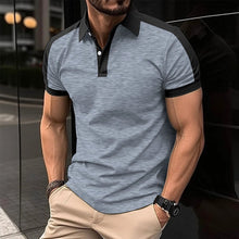 Load image into Gallery viewer, Men's Short Sleeve Business Shirt Summer Casual Polo Shirts
