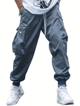 Load image into Gallery viewer, Multi-pocket Cargo Pants Men&#39;s Casual Hip-Hop Drawstring Trousers Outdoor Streetwear Sports Pant

