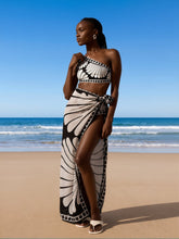 Load image into Gallery viewer, Women's High-Neck Swimsuit – Built-In Shelf Bra Beach Swimwear
