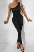 Load image into Gallery viewer, Perfee One Shoulder : Sleeveless Jumpsuit
