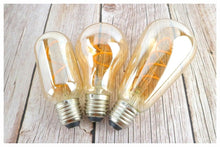 Load image into Gallery viewer, E14 E27 Retro LED Spiral Filament Light Bulb 4W 220V C35 G45 A60 T45 ST64 T185 T225 G80 G95 G125 Vintage Edison Lamp Vintage Filament Light Bulbs Globe Round
