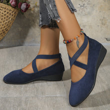 Load image into Gallery viewer, Elastic Band Platform Wedge Pumps – 6 Colors EU 35–43
