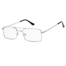 Load image into Gallery viewer, Luxury Famous Retro Modern Square Unisex Men and  Women‘s Sunglasses  With Alloy Metal Small Frame With Clear Double Bridge Men's Sunglasses
