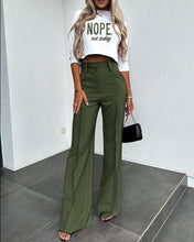 Load image into Gallery viewer, Women's Elegant Solid Color Half Sleeve Short Top
