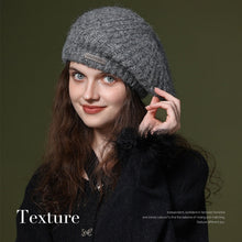 Load image into Gallery viewer, Women’s Cozy Wool Knit Beanie – Soft Warm Fall &amp; Winter Hat
