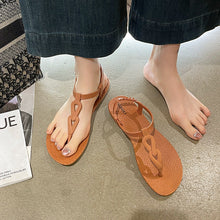 Load image into Gallery viewer, Women's Flat Buckle Strap Sandals
