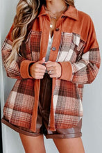 Load image into Gallery viewer, Plaid Button Up Long Sleeve Jacket Classic &amp; Timeless Lightwear Outerwear For women and Girls
