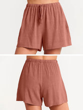 Load image into Gallery viewer, Women's Sleeveless Top &amp; Wide-Leg Shorts Set – Retro Street Style
