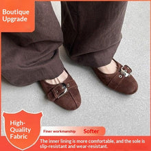 Load image into Gallery viewer, Women's Round Toe Low-Cut Office Heels – Casual Mid-Heel Shoes

