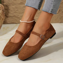 Load image into Gallery viewer, Women's Flat Vintage Mary Jane Pumps
