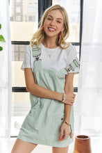 Load image into Gallery viewer, Adjustable Wide Strap Square Neck Overall Dress – Modern and Chic Square Neck Dress with Adjustable Straps and Trendy Overall Style
