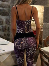 Load image into Gallery viewer, Leopard Spaghetti : Strap Jumpsuit
